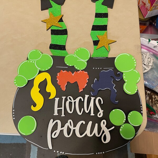 Hocus Pocus Halloween Witch Cauldron Legs Digital Cut File Laser ...