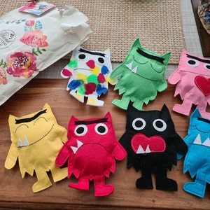 the colour monster soft toy