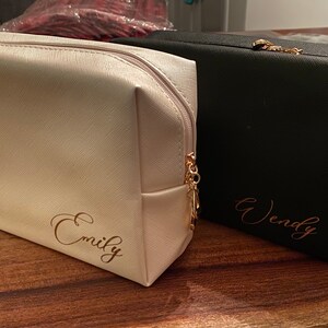 Personalized Makeup Bag Toiletry Bag Bridesmaid Bag - Etsy Canada