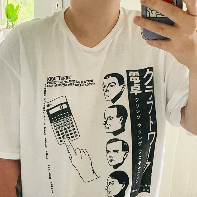 KRAFTWERK 90's Tシャツ ホワイト Kraftwerk T shirt / %100 Premium Cotton | eBay