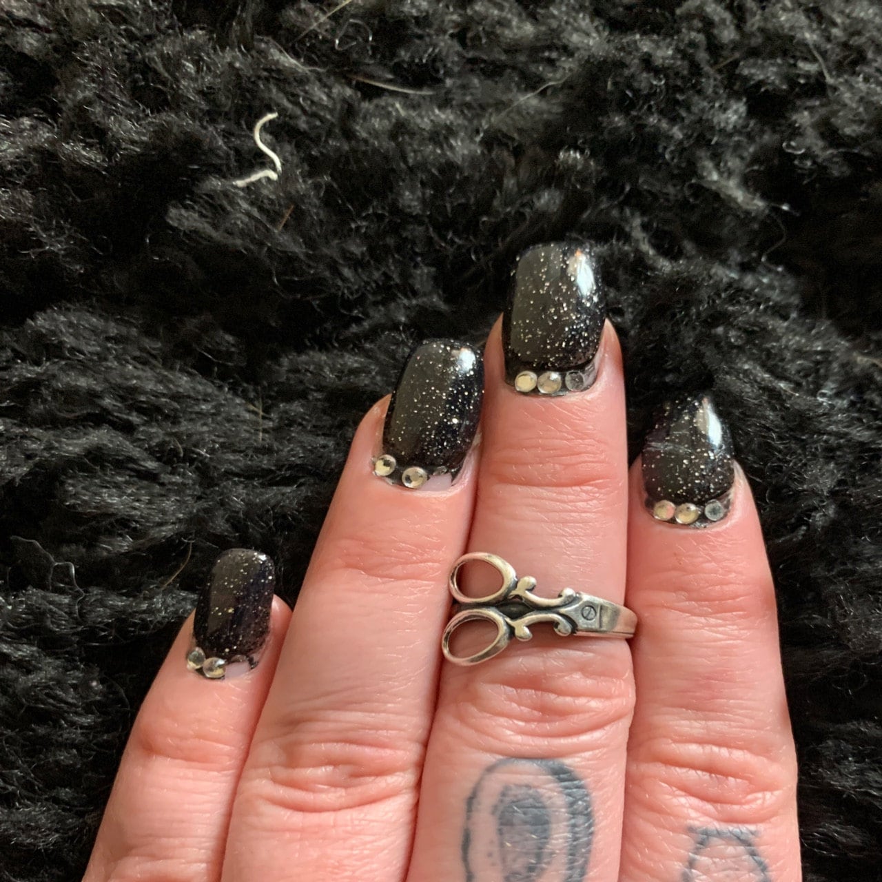 Scissor Ring, Scissor Stacking Ring, Sterling Silver, Gold, Rose Gold Finishes, Midi Rings, Thumb Ring, Scissor Jewelry, Medium Scissor