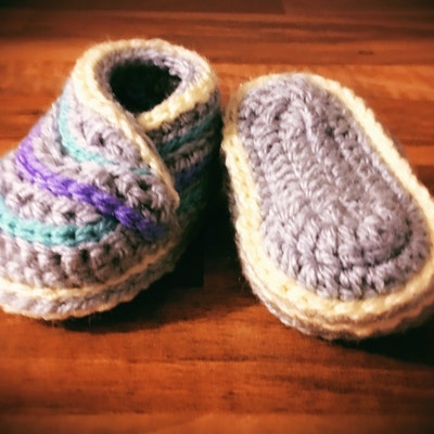 Crochet Pattern Baby Kimono Slippers Intermediate/advanced Level, Baby ...