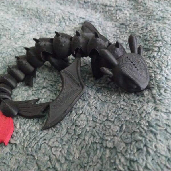 Toothless Fidget Dragon Toy Dragon Cool How to Train Your Dragon Fidget ...
