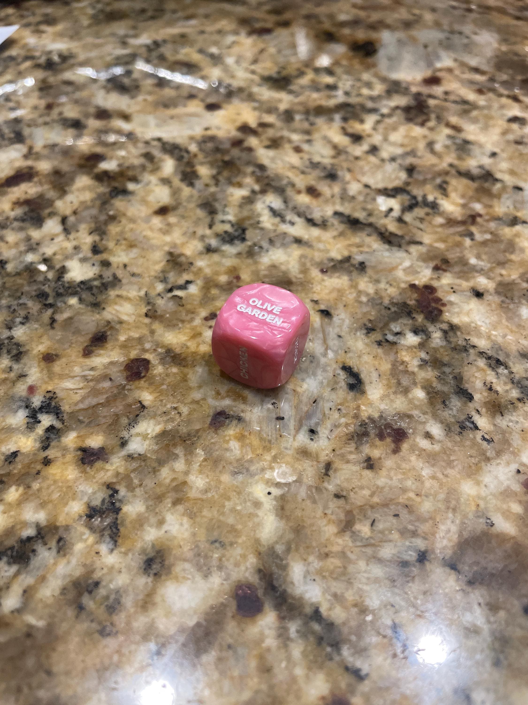 Custom Food Dice, Custom Engraved D6, Foodie gift, Birthday Gift, Gift for her, Date Night, Unique Christmas Gift for men, Stocking stuffers