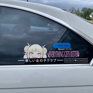 SRBB0092 isla Plastic Memories Car Window Decal Sticker anime