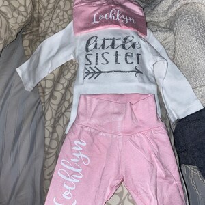 Little Sister Coming Home Outfit/ Baby Girl Outfit/ - Etsy