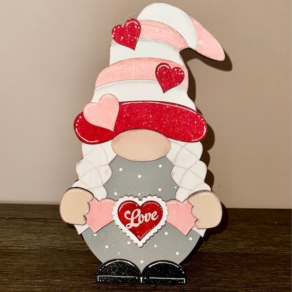 Add-on Interchangeable Gnome SVG File | Valentine | Laser Cut File ...