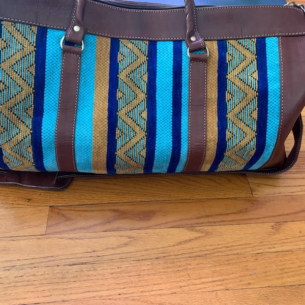 Straw Backpack With Leather Straps – Handwoven Boho Bag, Moroccan Palm ...