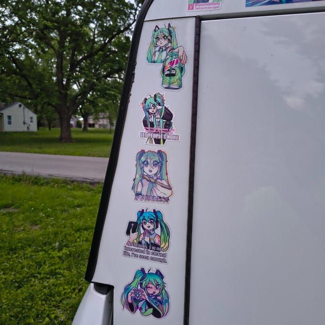 You Look Thirsty Vinyl Clear Stickers - Etsy