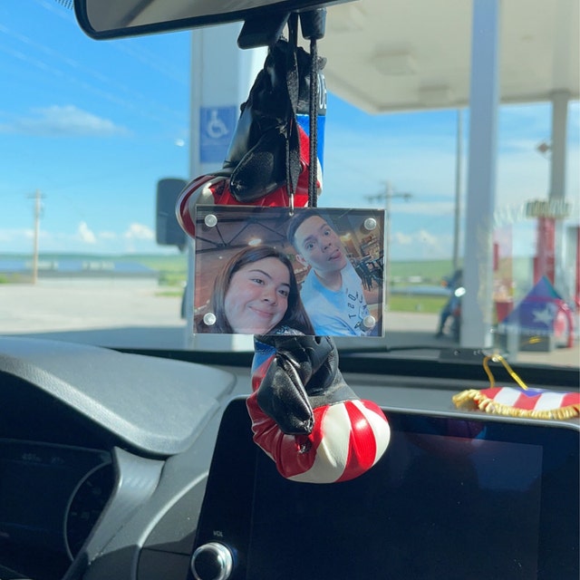 Car Pendant Photo Frame Rear View Mirror Hanging Decor Auto Interior  Accessories