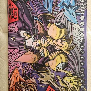 CLEARANCE Sakuyamon Playmat - 14x24 Digimon Card Game DCG Stitched