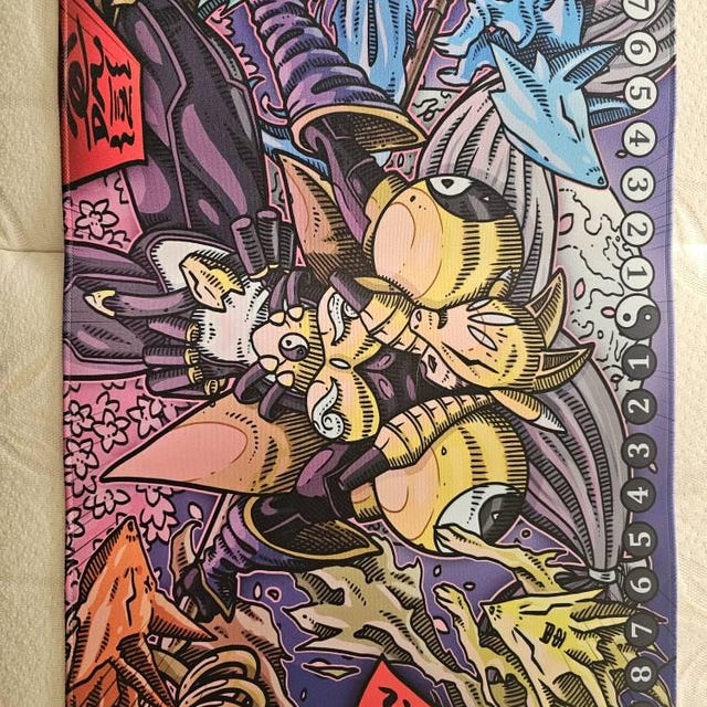 クリアランス サクヤモン プレイマット - 14x24 デジモンカードゲーム