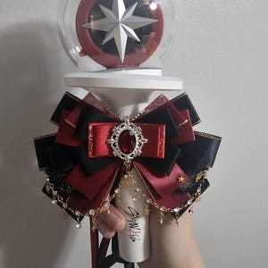 Light Stick Ribbon Bow, Handmade Ribbon Bow, Light Stick Accessory, Itabag Accessory, Concert Accessory, Bow for all lightstick K-pop