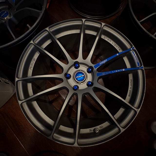 車のパーツ RAYS gram LIGHTS 57Xtreme Rays Gram Lights 57Xtreme Wheel - Single - Winning Blue