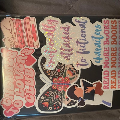 Pink Watercolor Bow Sticker - Etsy
