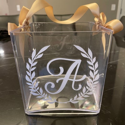 Inez Acrylic Flower Girl Basket main image 1