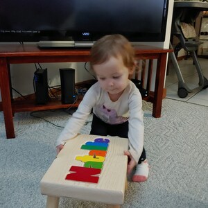 Child's Name Puzzle Stool FREE Shipping Item 101-2 | Etsy