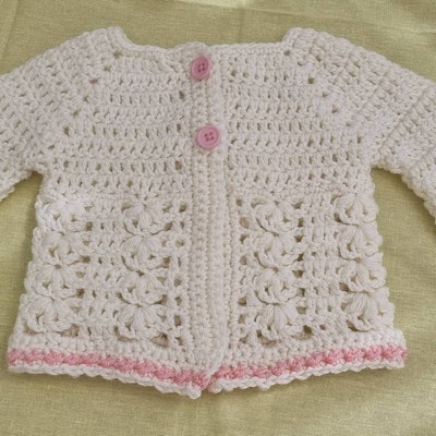 Crochet Pattern, Crochet Baby Cardigan Pattern, Crochet Baby Sweater ...