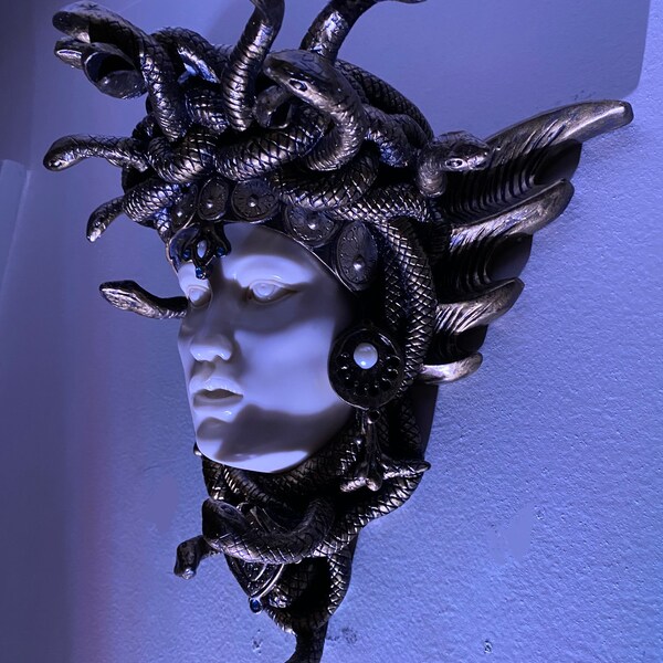 Console Medusa Tête Art Nouveau Gorgone Figure Dépôt