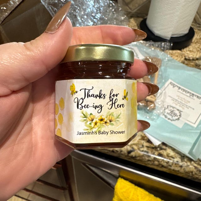 Honey Baby Shower Favors, Bee Themed Baby Shower, Honey Party