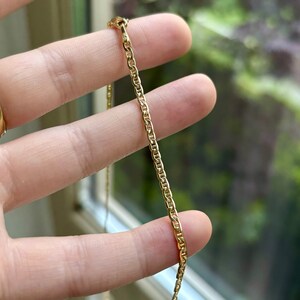 1.9mm-4.65mm Mariner Anchor Link Chain for Men Women Flat 1.9mm-4.65mm Mariner Anchor Link Chain for Men Women Flat