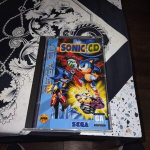 Sonic CD REPRODUCTION CASE No Disc! Sega Cd - Etsy