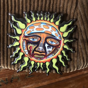 Custom 2 inch UV printed pin. Exclusive only available at my shop. MF Doom design