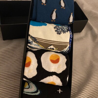 Happy Socks CAR 9300 – Socken Mit Auto-Motiv, Intensive Farben