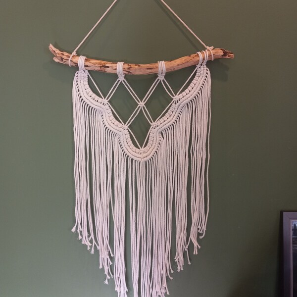Faux Long Horn Cow Skull Macrame Wall Decor Handmade - Etsy