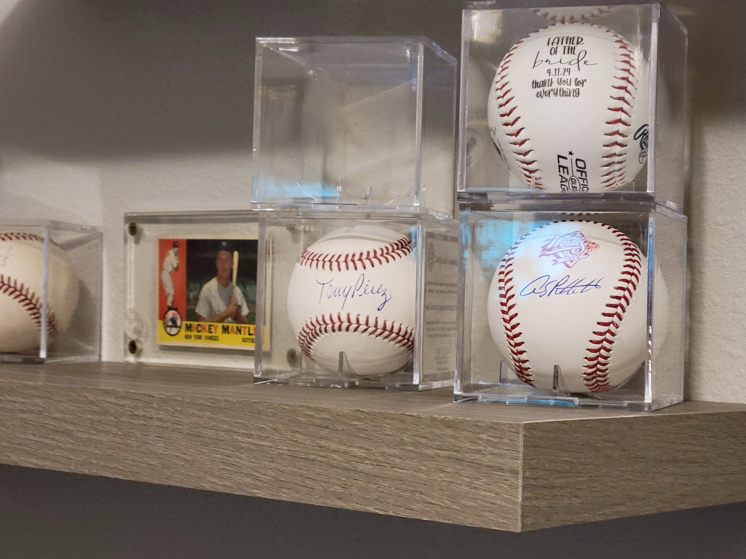 Custom Baseball Ball | Fathers Day Gifts | Baseball Gifts | Custom Photo Baseball | Wedding Gifts | Groomsmen Gifts | Father of the Bride