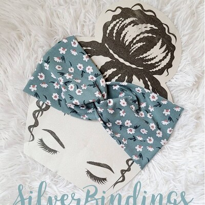 PRINTABLE Headband Display Template ADULT Digital PDF Messy Bun Display ...