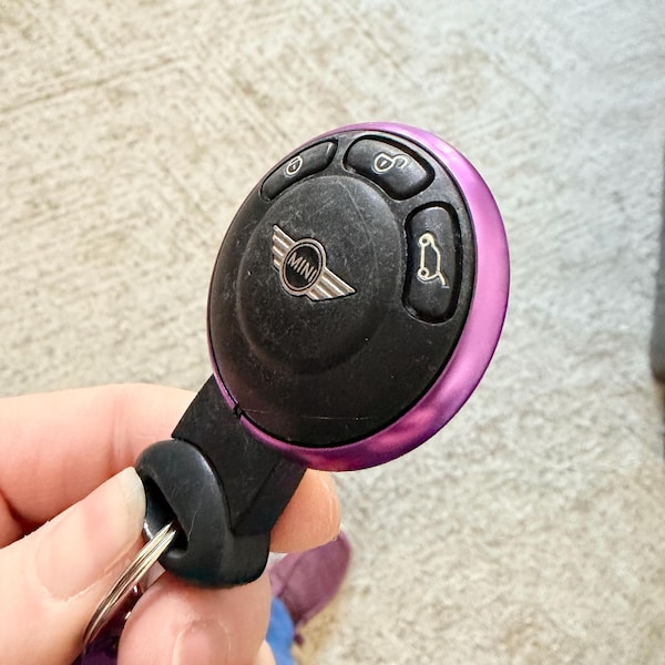 Metal Smart Key Fob Ring for MINI Cooper R55 R56 R57 R58 R59 R60 R61 07 ...