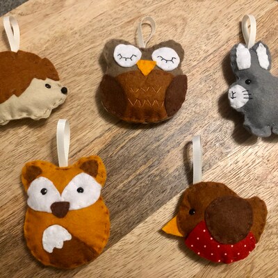 Coloured Garland Wool Felt Kit