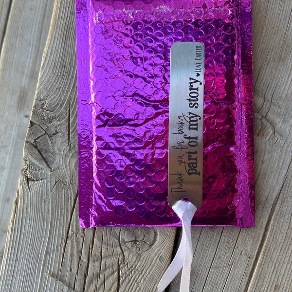My Story Bookmark Thank You Being Part Love Gift Idea for Bookmark