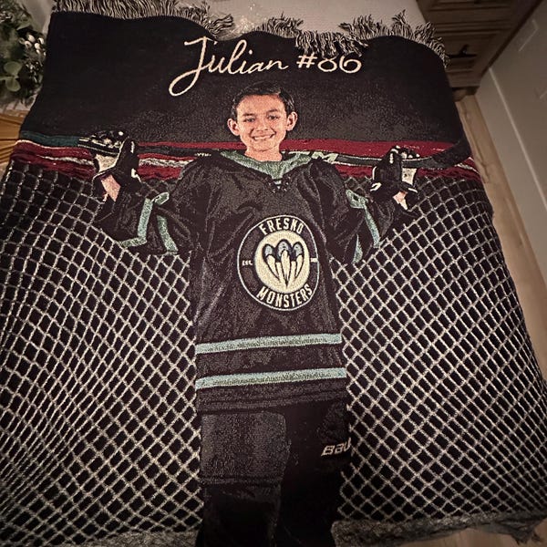 Custom BRIAN ROGERS Blanket