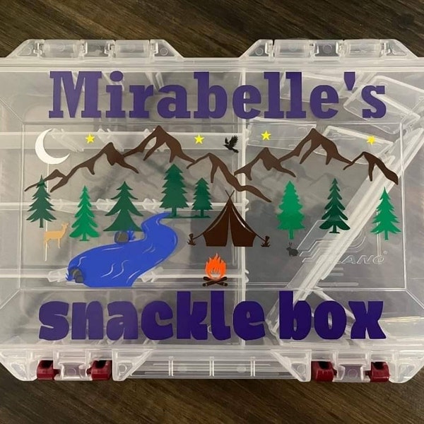Personalized Snackle Box, Cheer Leader Snackle Box, Charcuterie on the ...