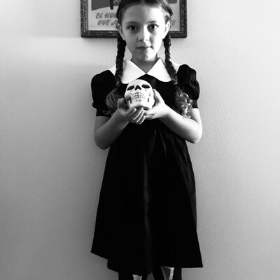 Wednesday Addams Girls Dress - Etsy
