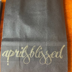 April added a photo of their purchase