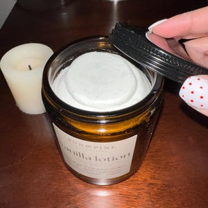 Organic Vanilla Bean Tallow Lotion | Whipped Grass-Fed Tallow Cream | Organically Scented | Artificial Fragrance Free