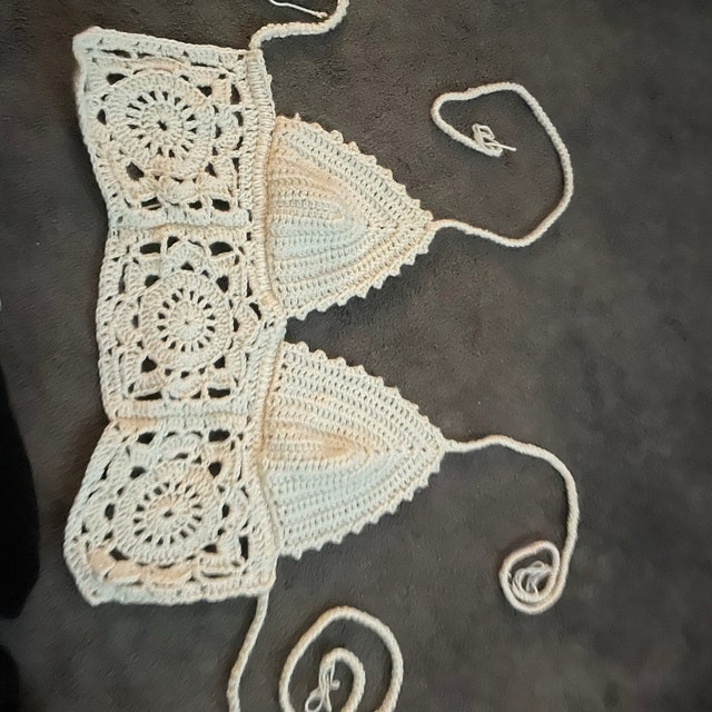 32 Incroyable Image de Crochet Bra Pattern #crochetpattern #crochet #pattern  #summer