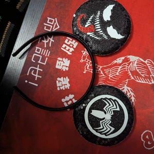 ミニーマウス ヴェノム イヤー、マーベル ミッキー イヤー、ディズニー