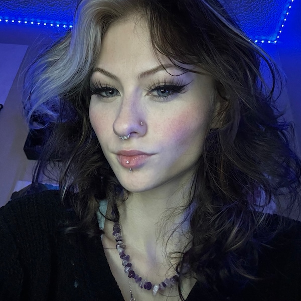 Teeny TINY 2mm Crystal Rook Earring, Curved Barbell Internally Threaded ...