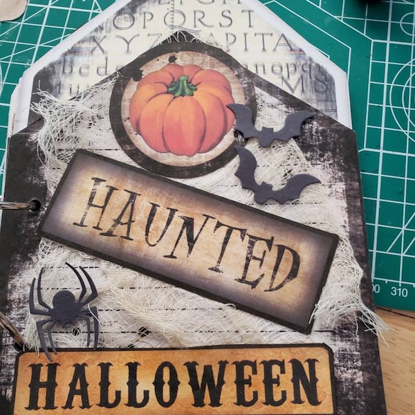Haunted House, Halloween, Junk Journal Kit, Craft, for Kids, Printable ...