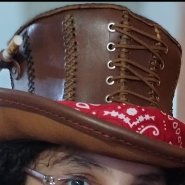 Leather Officer Hat Pattern DIY PDF With Easy Tutorial Etsy leather-officer-hat-pattern-diy-pdf-with-easy-tutorial-etsy