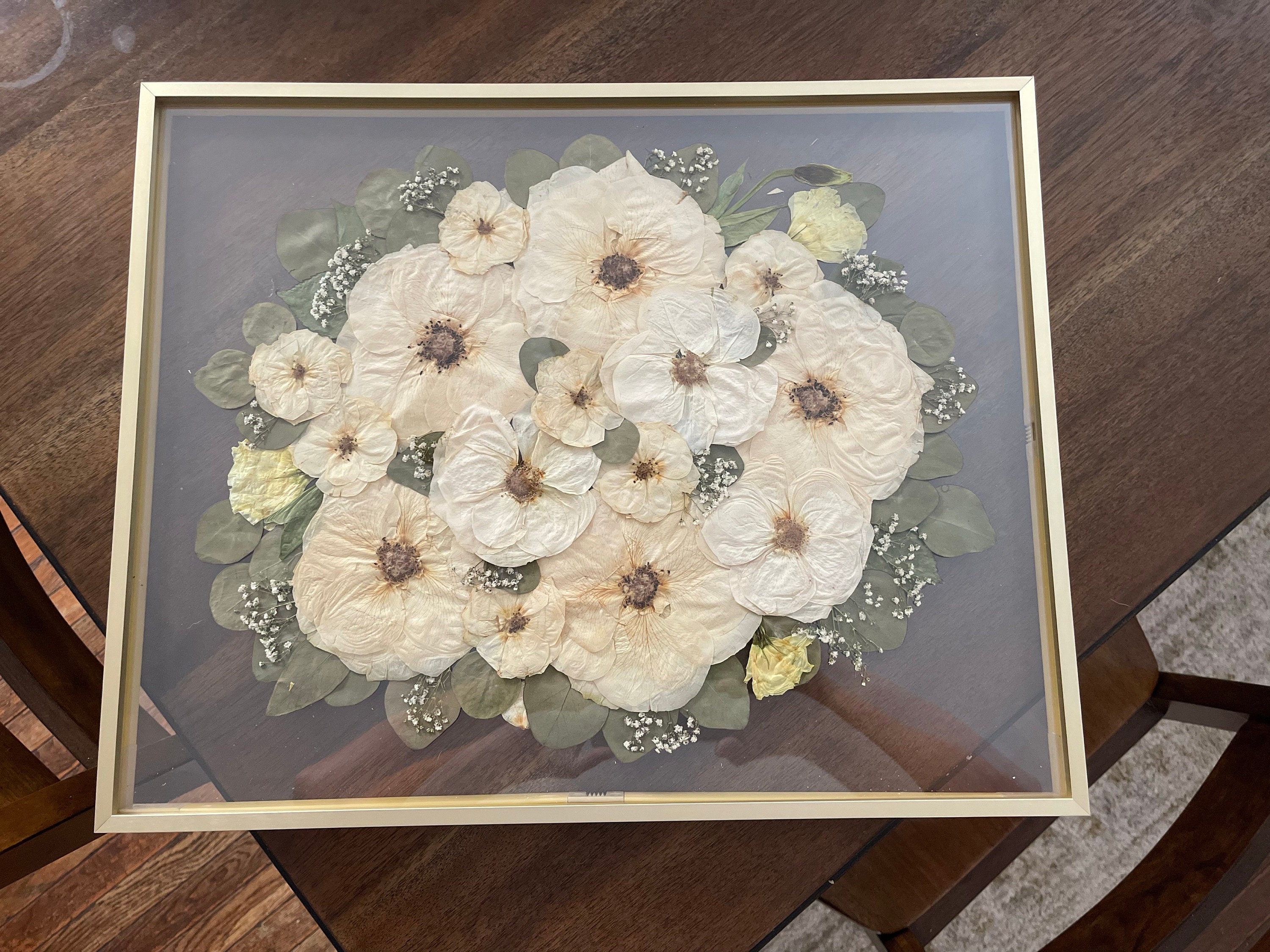 Preserved flowers from Etsy buyer's etsy review