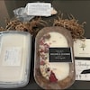 Floral Dough Bowl Soy Candle