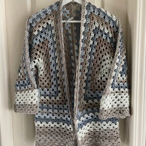 Crochet Pattern / Easy Cardigan Made From Hexagons / Crochet - Etsy