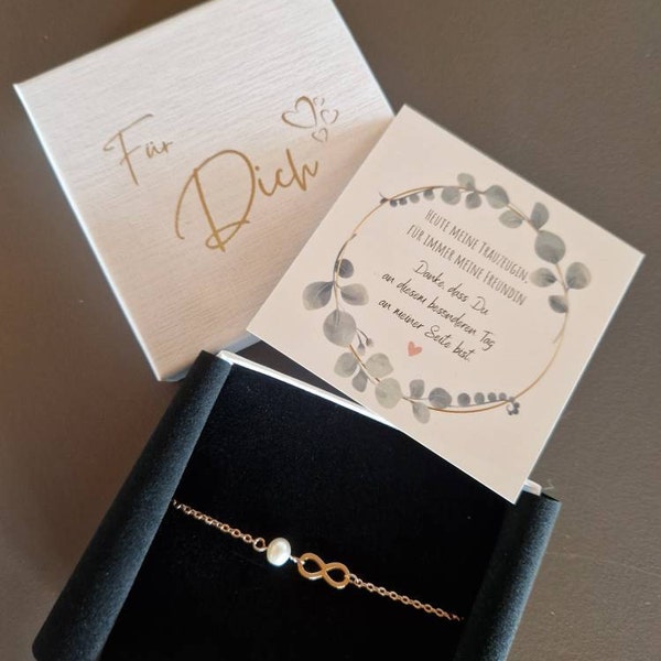 Heute Meine Trauzeugin Für Immer Meine Freundin Trauzeugin Armband Geschenk, Heute meine Trauzeugin für immer meine