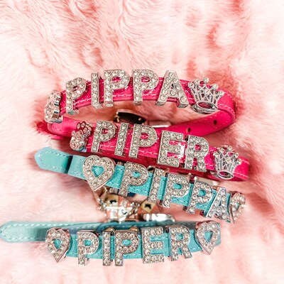 XXS Dog Collar Personalized Collar the Sparkles Extra Small Dog Collar