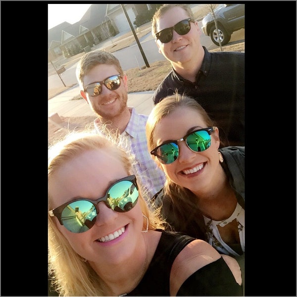 Awerise Personalized Aviator Wood Sunglasses – UV400 Protection, Engraved Groomsmen Gifts - View #10